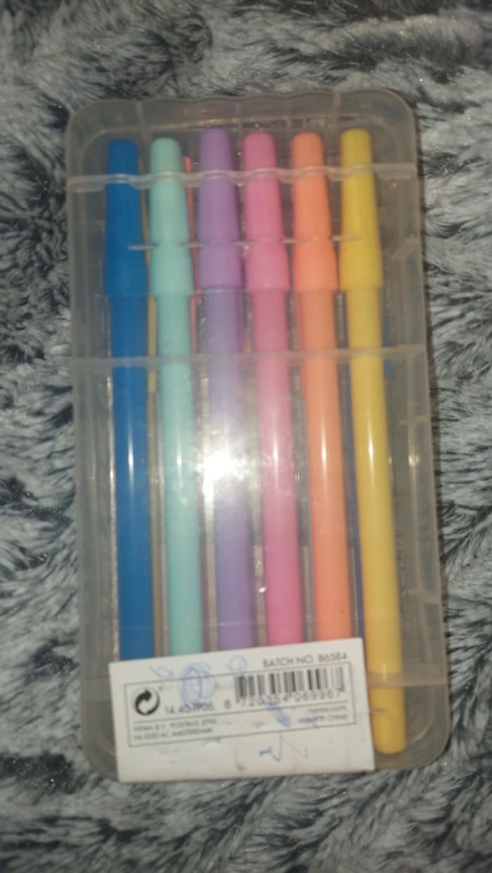 Lot 5 carnets 12 stylos - photo numéro 5