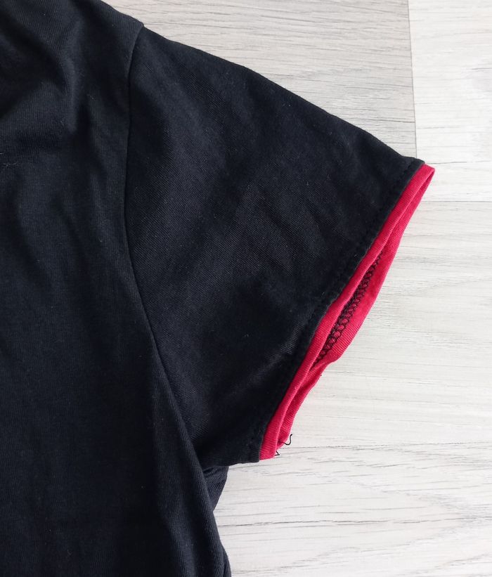 Pyjama femme 2 pièces (T-shirt et pantacourt) noir imprimé Tissaia taille M⁷ - photo numéro 4