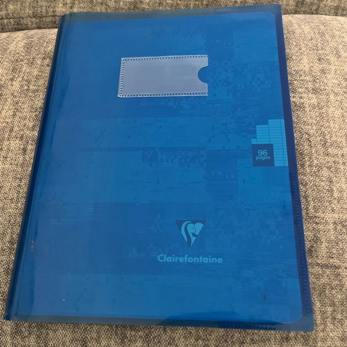 Cahier 17/22 clairefontaine