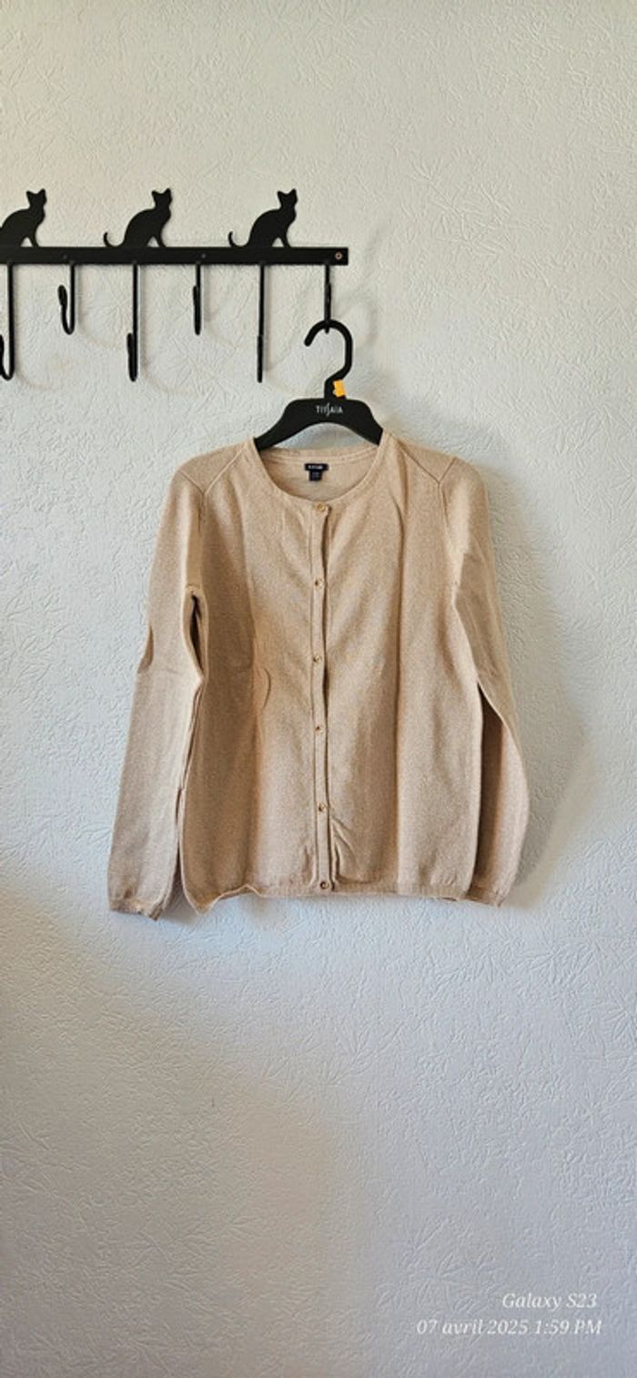 Gilet fin pailleté 12A kiabi