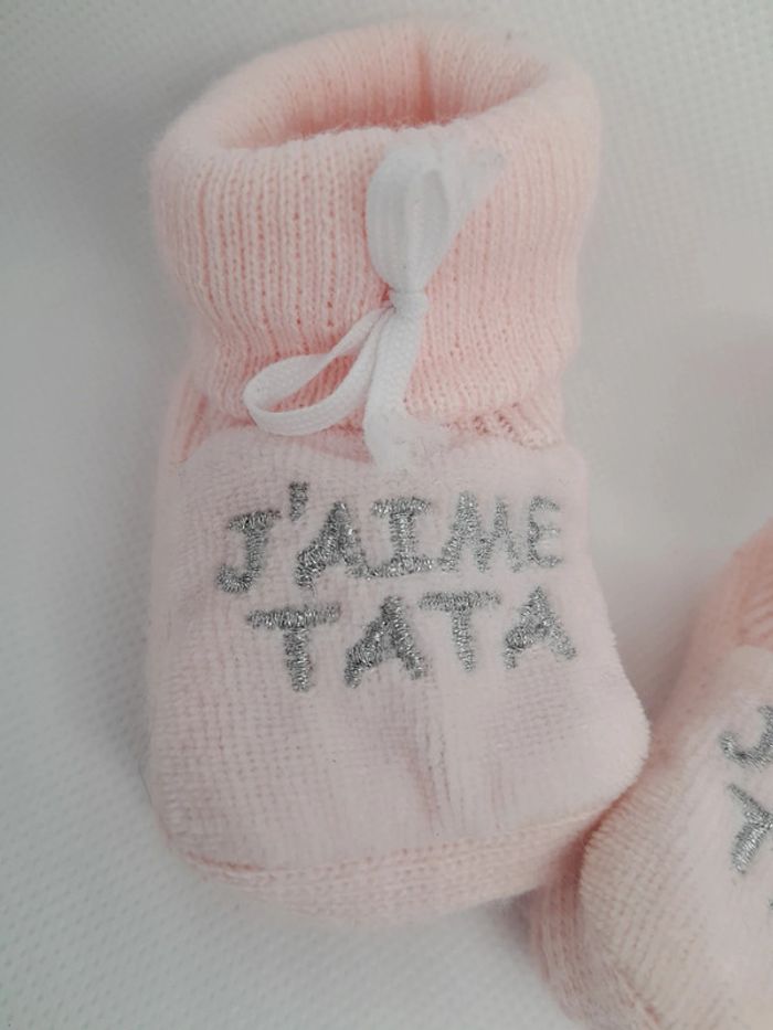 Chaussons j'aime tata - photo numéro 4