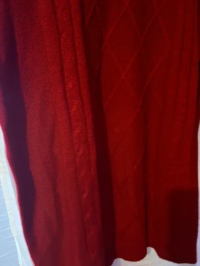 Robe pull bordeaux - photo numéro 3