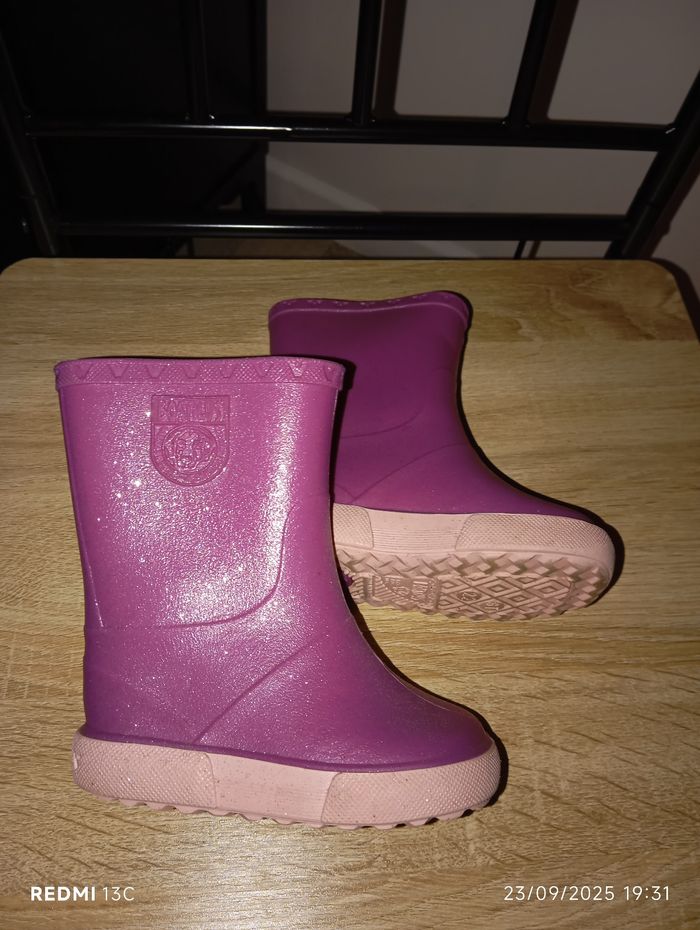 Bottes de pluie bébé fille
