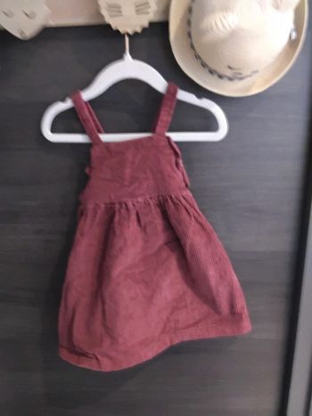 Robe Salopette velour
