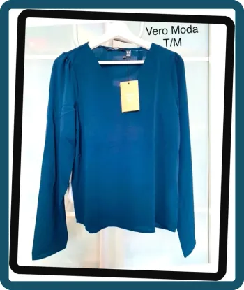 Blouse en Mousseline Marine Vero Moda T/M