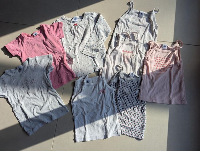 Lot maillots de corps petit bateau