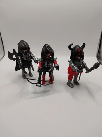 Chevaliers du dragon rouge playmobil