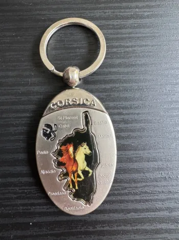 Porte clé corsica et chevaux