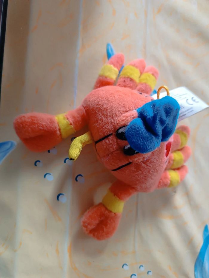 Peluche crabe i love you