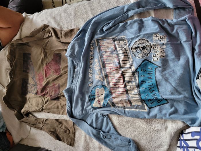 Lot de 5 tee-shirts manches longues 8 ans garçon - photo numéro 2