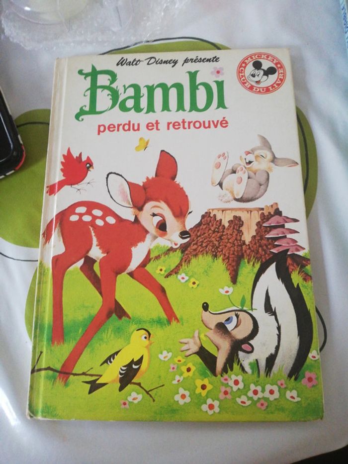 Lot Livre Disney ancien, Bambi - photo numéro 3