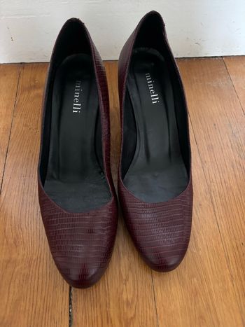Escarpins bordeaux Minelli 41