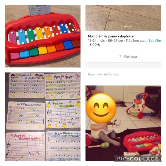 Mon 1er piano xylophone