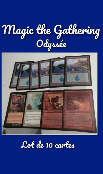 Lot de 10 cartes Magic The Gathering Odyssée
