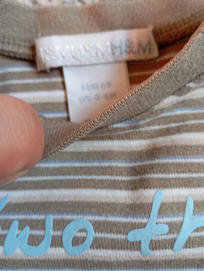 Lot de 5 tee-shirts manches longues 6 mois - photo numéro 7