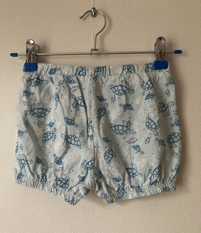 short bloomer imprimé tortue taille 18/24 mois - photo numéro 3