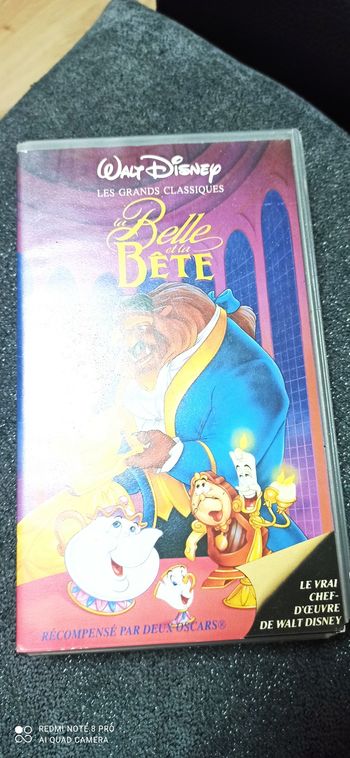 Cassette video la Belle et la bête