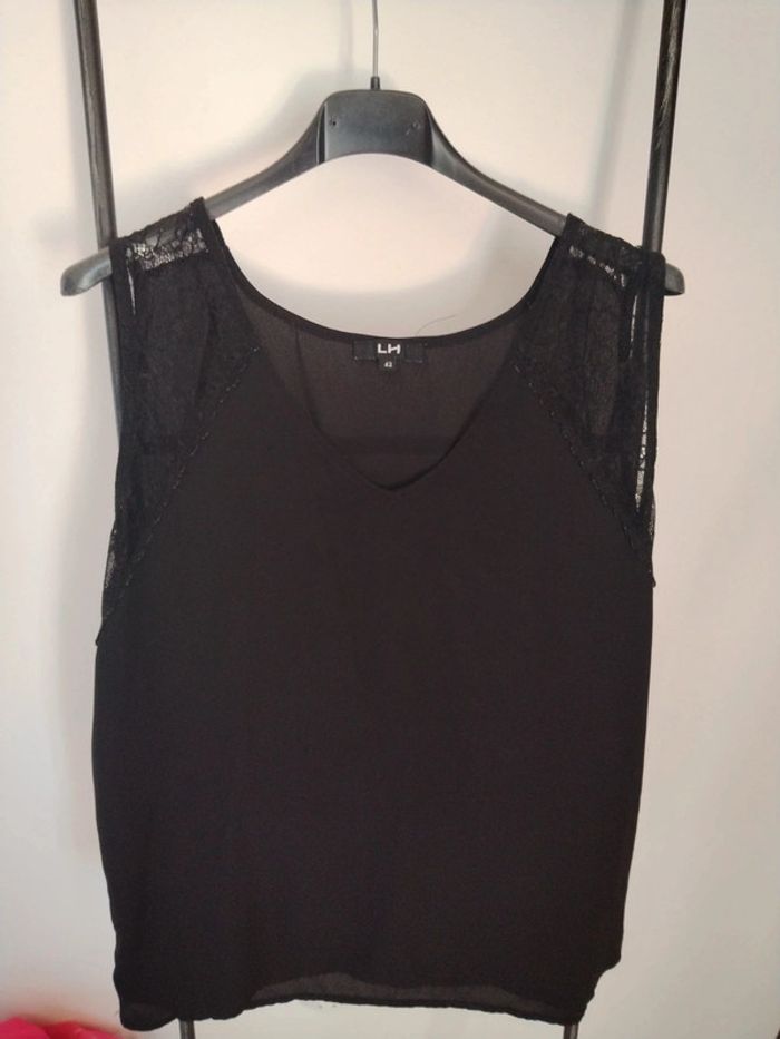 Débardeur noir taille 42