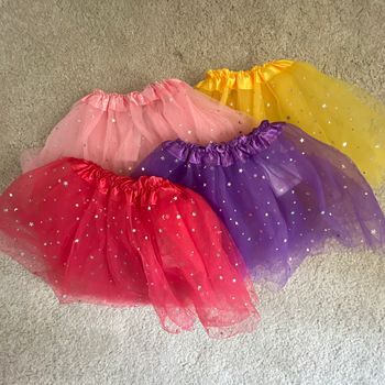 Lot de 4 tutus paillettes