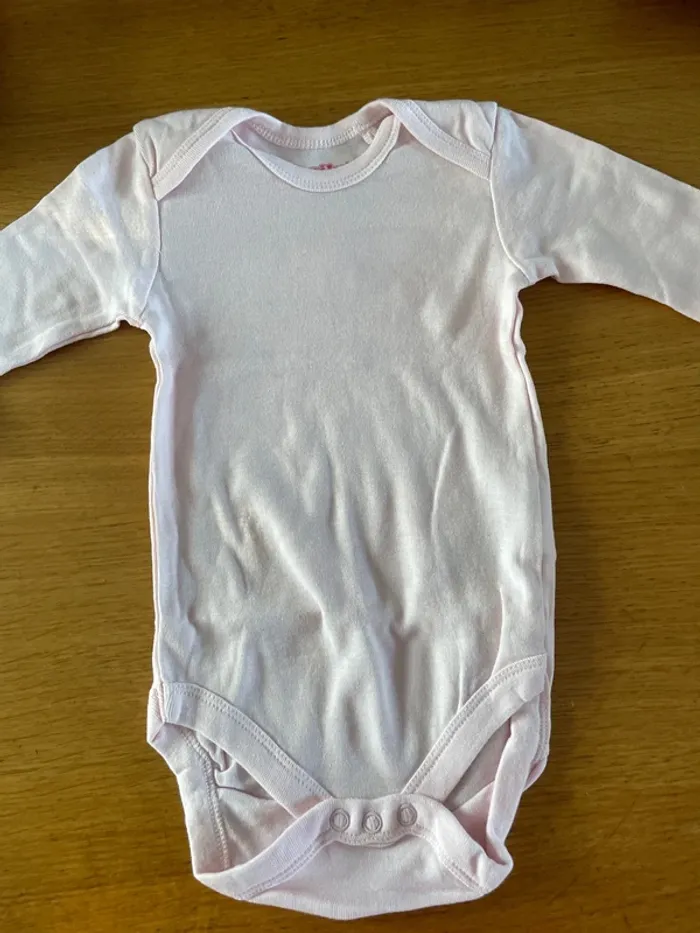 Lot 3 Body fille manches longues 2-6 mois - photo numéro 6