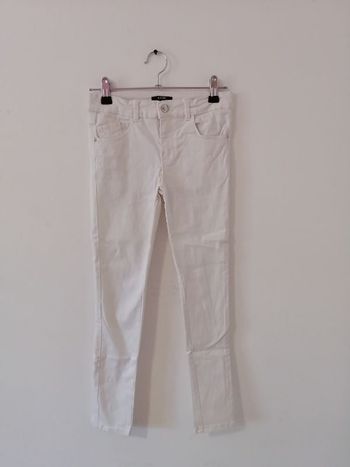 Pantalon slim blanc 10ans