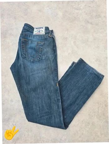 Jean True Religion W28|FR38 coupe droite bleu Femme-Women pan194b