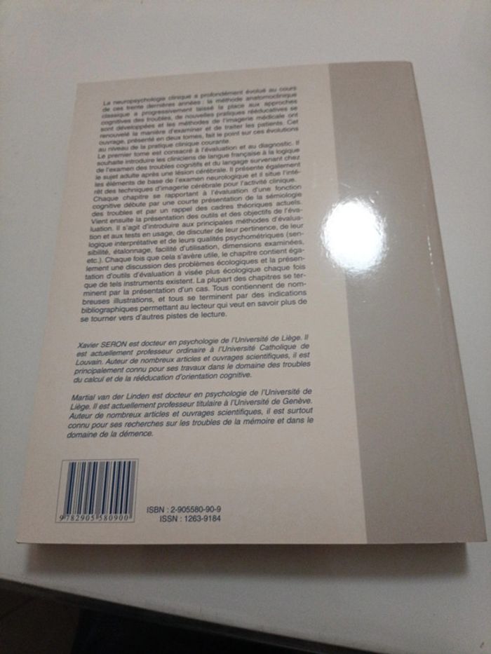Traité de neuropsychologie clinique - photo numéro 2