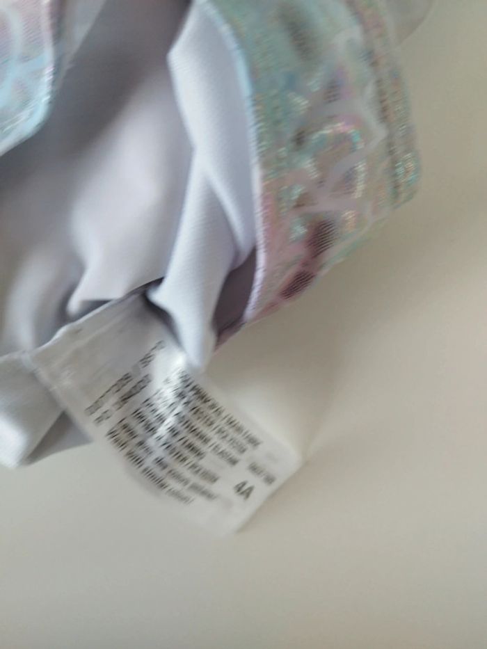 Maillot de bain assorti au bonnet de bain une pièce fille sirène 4 ans - photo numéro 6