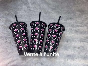 Grand gobelet à paille Minnie mouse Disney