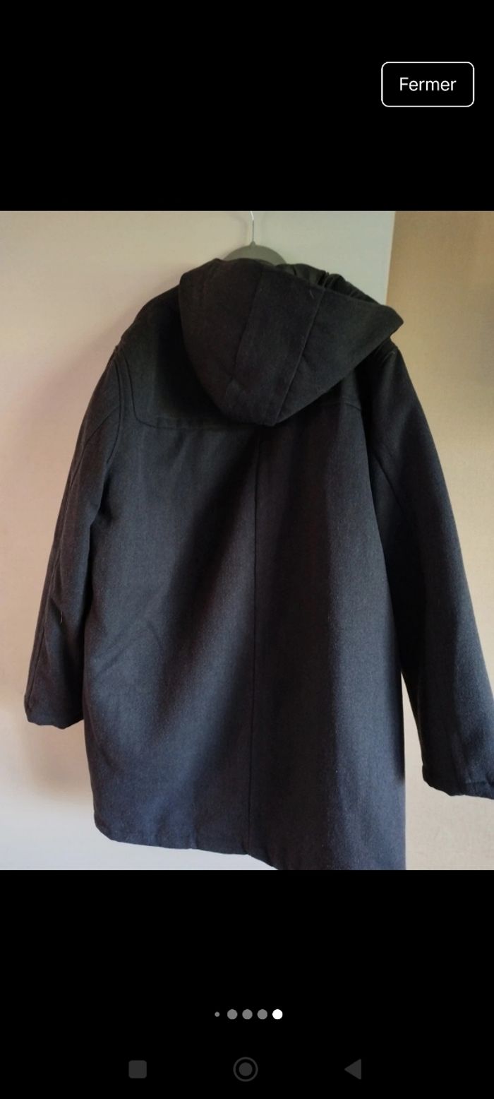 Duffle-coat gris foncé - photo numéro 7