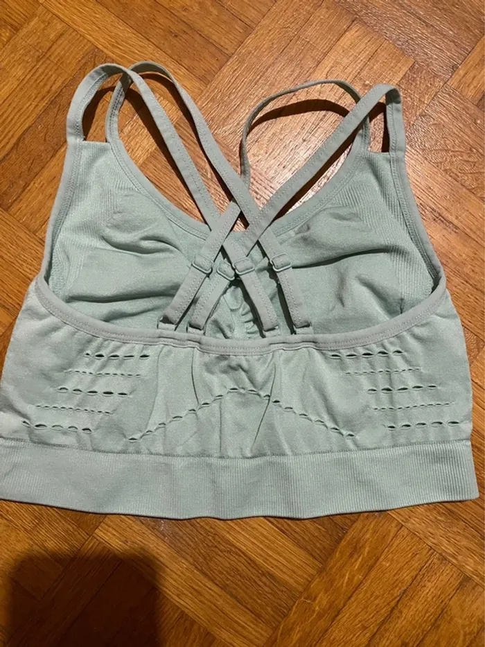 Brassière de sport bleue - photo numéro 2