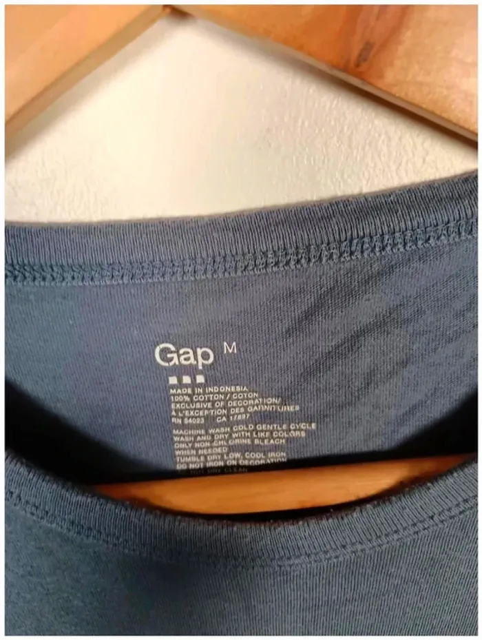 C30 t-shirt bleu Gap M - photo numéro 3