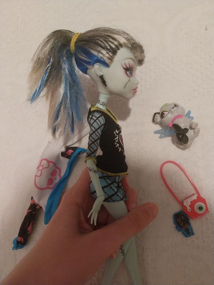 Poupée Frankie Stein G1 Ghoul Spirit Mattel Monster High et accessoires - photo numéro 7