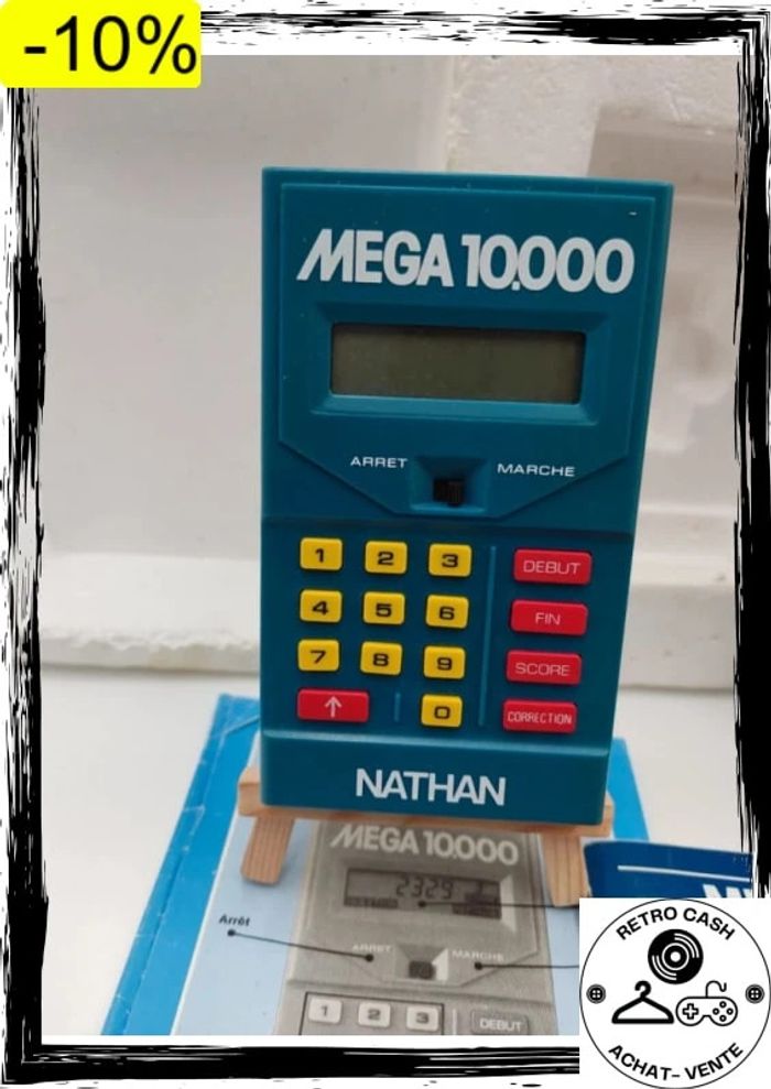 Super Mega 10000 Ancien Jeu Électronique 1987,  Nathan  Fonctionnel - photo numéro 5