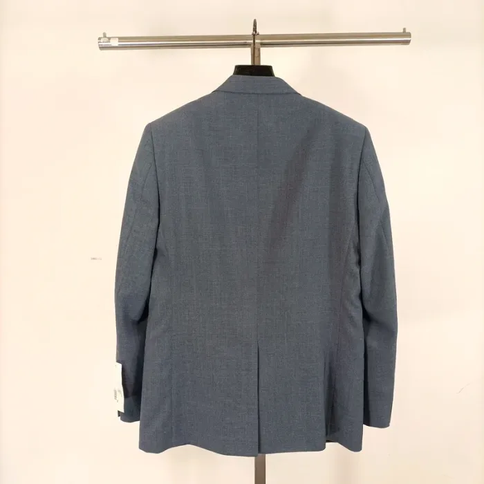 Veste de costume bleue coupe regular Griffe Noire - Taille 50 A476 - photo numéro 9