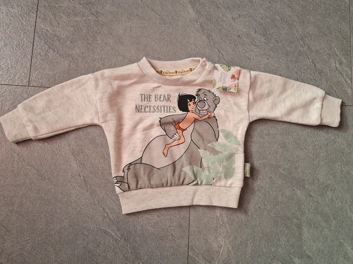 Sweat le livre de la jungle "baloo" taille 3-6 mois disney at primark neuf