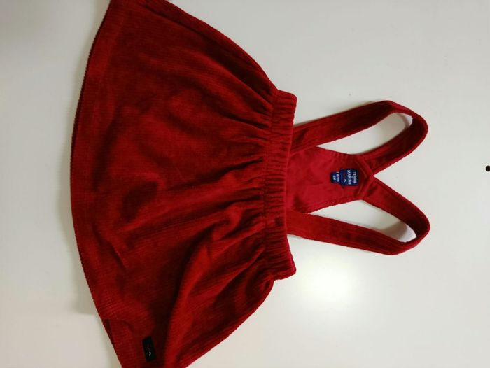 Robe bb en velour côtelé