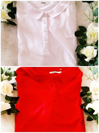 Lot de 2 polos femmes