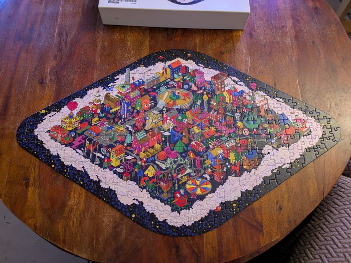 Joli puzzle multicolore Lustigt 211 pièces - photo numéro 2