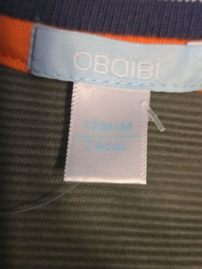 NEUF(non portée)🏷🥰😍sublime /sweat zippé 12 MOIS garçon 😍😍💙💙💙 - photo numéro 6