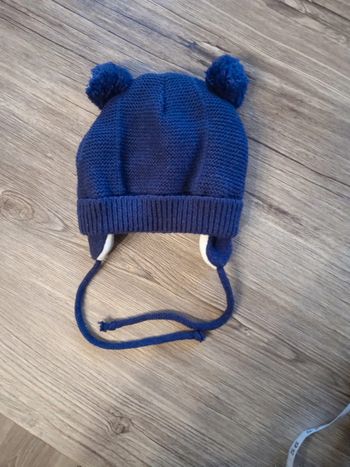 Bonnet doublé polaire bébé