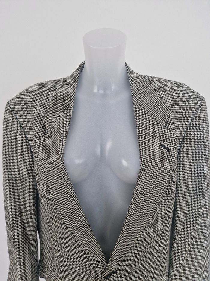 Blazer vintage blanc et noir Finiz Uomo - photo numéro 2