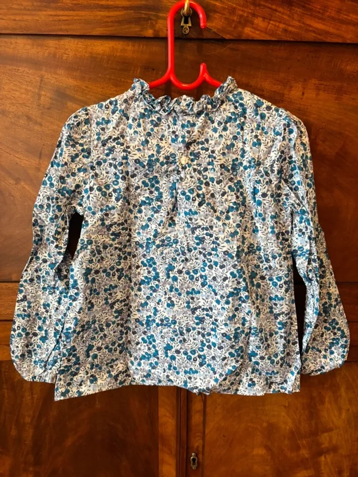 Blouse liberty Jacadi 8 ans parfait état - photo numéro 5
