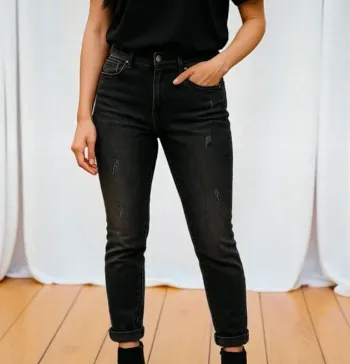 Jeans slim noir taille S