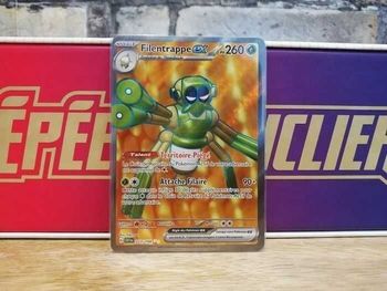 Carte Pokemon Filentrappe EX Full Art Écarlate et Violet