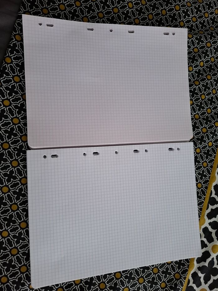 Feuilles simples petits carreaux
