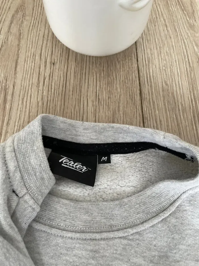 Sweat tealer gris château - photo numéro 4