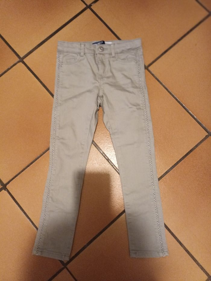 Pantalon okaïdi skinny 6 ans kaki réglable
