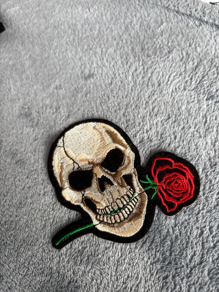 Patch thermocollant tête de mort