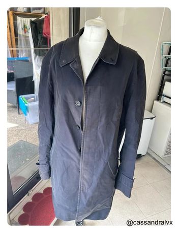 Trench bleu marine Burberry